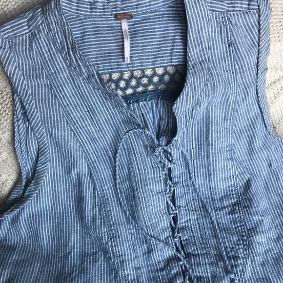 Blue & White Striped tunic/dress - Picture 4 of 6